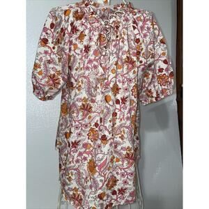 Ruby Rd Ladies Top Size S Floral Print